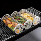 Darrahopens Home & Garden > BBQ > BBQs & Accessories Rotating Grill Baskets for Even Cooking on Any BBQ