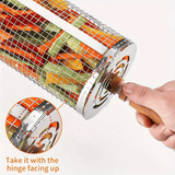 Darrahopens Home & Garden > BBQ > BBQs & Accessories Rotating Grill Baskets for Even Cooking on Any BBQ