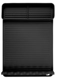 Darrahopens Home & Garden > BBQ > BBQs & Accessories Silicone BBQ Grill Mat - 8-Slot Mat with Drip Tray - Heat-Resistant and Dishwasher-Safe - 40x27 cm - Black