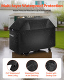 Darrahopens Home & Garden > BBQ > BBQs & Accessories VEVOR 65 inch Grill Cover Heavy Duty BBQ Gas Grill Cover Outdoor Waterproof
