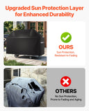 Darrahopens Home & Garden > BBQ > BBQs & Accessories VEVOR 65 inch Grill Cover Heavy Duty BBQ Gas Grill Cover Outdoor Waterproof