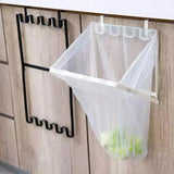 Darrahopens Home & Garden > BBQ > BBQs & Accessories Wall Hanging Garbage Bag Shelf Hook Kitchen Storage Plastic Bag Hanger Rack Trash Bin