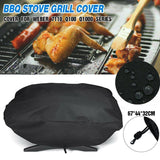 Darrahopens Home & Garden > BBQ > BBQs & Accessories Waterproof BBQ Grill Cover for Weber Q100 Q1000 Series 67×44×32cm