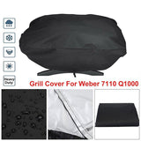 Darrahopens Home & Garden > BBQ > BBQs & Accessories Waterproof BBQ Grill Cover for Weber Q100 Q1000 Series 67×44×32cm