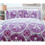 Darrahopens Home & Garden > Bedding 225TC Kasbah Mandala Cotton Rich Easy Care Quilt Cover Set Queen