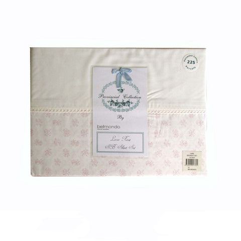 Darrahopens Home & Garden > Bedding 225TC Lara Rose Sheet Set Single