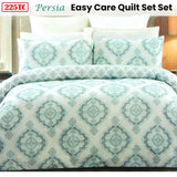 Darrahopens Home & Garden > Bedding 225TC Persia Cotton Rich Easy Care Quilt Cover Set King