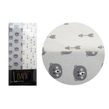 Darrahopens Home & Garden > Bedding 250TC Bears &amp; Arrows 2 Pack Fitted Cot Sheets 70 x 130 x 19 cm