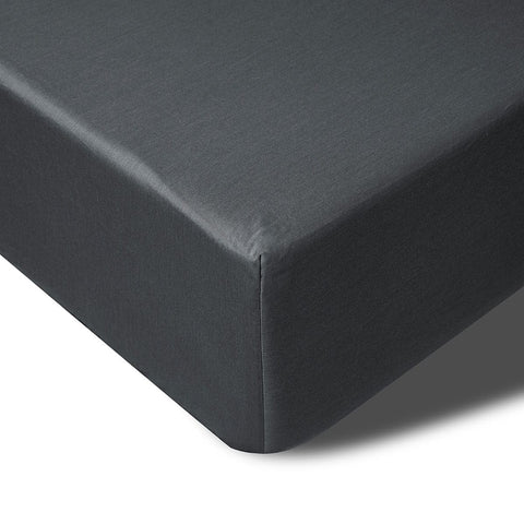 Darrahopens Home & Garden > Bedding Accessorize 400TC Charcoal Bamboo Cotton Mega / Super Fitted Sheet 50cm Wall Queen