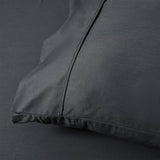 Darrahopens Home & Garden > Bedding Accessorize 400TC Charcoal Bamboo Cotton Mega / Super Sheet Set 50cm Wall Super King
