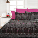 Darrahopens Home & Garden > Bedding Accessorize Bosa Pink Quilt Cover Set - King