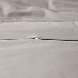 Darrahopens Home & Garden > Bedding Accessorize Stone 400TC Stone Bamboo Cotton Double Stitched Quilt Cover Set Queen