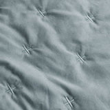 Darrahopens Home & Garden > Bedding Ardor Saladin Chambray 3 Pcs Embroidered Comforter Set Queen/King