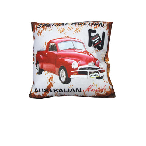 Darrahopens Home & Garden > Bedding Australian Muscle Car Cushion FJ Special Holden Red