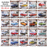 Darrahopens Home & Garden > Bedding Australian Muscle Car Cushion XW Ford GTHO Red