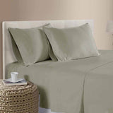 Darrahopens Home & Garden > Bedding > Bed Sheets 400TC 100% Cotton Sateen Premium Sheet Set 40cm Wall Tan Queen