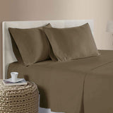 Darrahopens Home & Garden > Bedding > Bed Sheets 400TC Bamboo Cotton Sheet Set Latte Queen