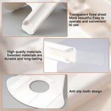 Darrahopens Home & Garden > Bedding > Bed Sheets 4PCS Lock Sheet Holders, Heavy Duty Fitted Sheet Straps, White
