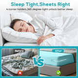 Darrahopens Home & Garden > Bedding > Bed Sheets 4Pcs Non-Slip Bed Sheet Fasteners, Household Sheet Holders