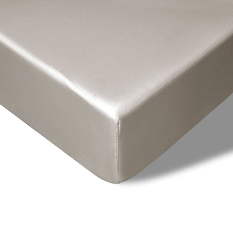 Darrahopens Home & Garden > Bedding > Bed Sheets Accessorize 400TC Stone Bamboo Cotton Fitted Sheet 40cm Wall Single