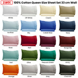 Darrahopens Home & Garden > Bedding > Bed Sheets Artex 250TC 100% Cotton Sheet Set Single Sky