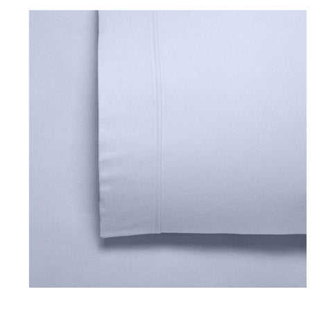 Darrahopens Home & Garden > Bedding > Bed Sheets Bianca Fletcher Flannelette Cotton Sheet Set Steel Blue Queen
