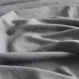 Darrahopens Home & Garden > Bedding > Bed Sheets CleverPolly Vintage Washed Microfibre Sheet Set with 2 Pillowcases - Grey - Double