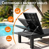 Darrahopens Home & Garden > Bedding > Bed Sheets Gardeon Sun Lounge Outdoor Folding Recliner Patio Pool Beach Chair Slatted Black In Australia - Darrahopens