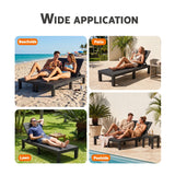 Darrahopens Home & Garden > Bedding > Bed Sheets Gardeon Sun Lounge Outdoor Folding Recliner Patio Pool Beach Chair Slatted Black In Australia - Darrahopens
