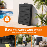 Darrahopens Home & Garden > Bedding > Bed Sheets Gardeon Sun Lounge Outdoor Folding Recliner Patio Pool Beach Chair Slatted Black In Australia - Darrahopens