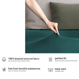 Darrahopens Home & Garden > Bedding > Bed Sheets Hotel Quality Fitted sheets - 2 Piece Fitted sheets  -Breathable Bedding - Wrinkle, Fade, Stain Resistant- 26inch/40cm Deep Pocket Fitted Bed Sheet-Wrinkle and Fade Resistant,(Biscay blue,Queen)