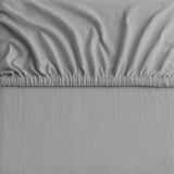 Darrahopens Home & Garden > Bedding > Bed Sheets Hotel Quality Fitted sheets - 2 Piece Fitted sheets  -Breathable Bedding - Wrinkle, Fade, Stain Resistant- 26inch/40cm Deep Pocket Fitted Bed Sheet-Wrinkle and Fade Resistant,(Grey,Double)