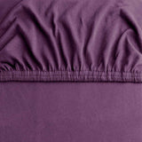 Darrahopens Home & Garden > Bedding > Bed Sheets Hotel Quality Fitted sheets - 2 Piece Fitted sheets  -Breathable Bedding - Wrinkle, Fade, Stain Resistant- 26inch/40cm Deep Pocket Fitted Bed Sheet-Wrinkle and Fade Resistant,(Purple,King Single)