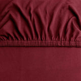 Darrahopens Home & Garden > Bedding > Bed Sheets Hotel Quality Fitted sheets - 2 Piece Fitted sheets  -Breathable Bedding - Wrinkle, Fade, Stain Resistant- 26inch/40cm Deep Pocket Fitted Bed Sheet-Wrinkle and Fade Resistant,(Red,Queen)