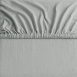 Darrahopens Home & Garden > Bedding > Bed Sheets Hotel Quality Fitted sheets - 2 Piece Fitted sheets  -Breathable Bedding - Wrinkle, Fade, Stain Resistant- 26inch/40cm Deep Pocket Fitted Bed Sheet-Wrinkle and Fade Resistant,(Silver-gray,King Single)