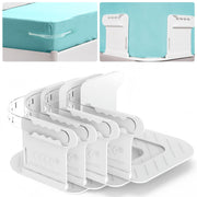 Darrahopens Home & Garden > Bedding > Bed Sheets Invisible Sheet and Bed Cover Fastener, Removable and Storable, Keeps Sheets Tight, Sheet Clips for Daily Use White (set of 4)