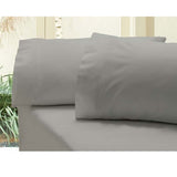 Darrahopens Home & Garden > Bedding > Bed Sheets Revive 400TC Cotton Sateen Combo Set Double Grey