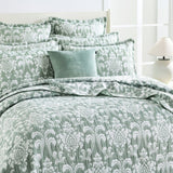 Darrahopens Home & Garden > Bedding > Bed Sheets Tahlia Jacquard Jade Coverlet Set by Renee Taylor