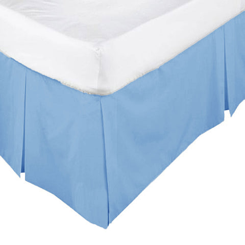 Darrahopens Home & Garden > Bedding > Bed Valances ASSUN Box Pleated Valance Periwinkle King