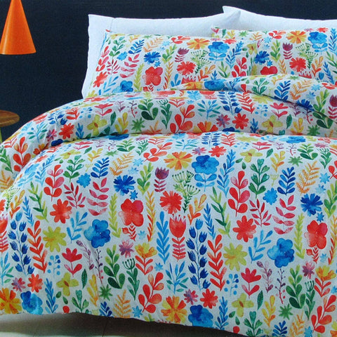 Darrahopens Home & Garden > Bedding Belmondo Monet Flora Easy Care Quilt Cover Set Queen