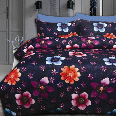 Darrahopens Home & Garden > Bedding Big Sleep Floating Flowers Quilt Cover Set Double