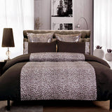 Darrahopens Home & Garden > Bedding Big Sleep Leopard Chocolate Quilt Cover Set Single