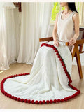 52 Pink Rose Blanket Diameter Approximately 110CM