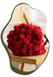 52 Pink Rose Blanket Diameter Approximately 110CM