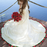 Darrahopens Home & Garden > Bedding > Blankets & Throws A rose bouquet multifunctional blanket, perfect for all seasons, ideal as an office nap blanket or air-conditioning cover. A timeless romantic gift for your girlfriend on holidays or birthdays. Everlasting romance.（Diameter: 100 cm / 39 inches.Roses Are R