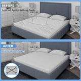 Darrahopens Home & Garden > Bedding > Blankets & Throws Adjustable Comforter Sheet Buckle Fixer Non-Slip Elastic Clip for Bedding Secure