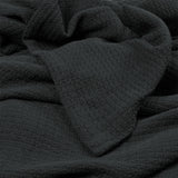 Darrahopens Home & Garden > Bedding > Blankets & Throws Algodon Sophie Cotton Waffle Blanket Queen 245x240cm Charcoal