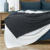 Darrahopens Home & Garden > Bedding > Blankets & Throws Algodon Sophie Cotton Waffle Blanket Queen 245x240cm Charcoal