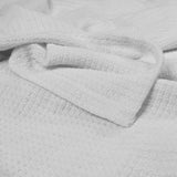 Darrahopens Home & Garden > Bedding > Blankets & Throws Algodon Sophie Cotton Waffle Blanket Queen 245x240cm White