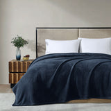 Darrahopens Home & Garden > Bedding > Blankets & Throws Ardor Teddy Navy Ultra Soft Cozy Fleece Blanket Queen